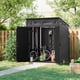 Suncast Modernist 6x5 Pent Roof Plastic Shed Black