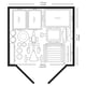 Suncast Modernist 6x5 Pent Roof Plastic Shed Black