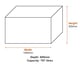 Suncast Montana 757L Storage Box - Peppercorn Grey dimensions