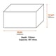 Suncast Oregon 507L Storage Box - Stone Grey dimensions