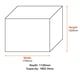 Suncast Stow-Away Large Store - Stone Grey dimensions