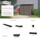 Suncast Stow-Away Store - Stone Grey