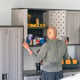 Suncast Wall Cabinet In Grey