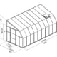 Palram Canopia Sun Room 8x18 Lean to Greenhouse Dimensions