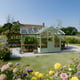 Swallow Cygnet 6x15 T-Shaped Wooden Greenhouse