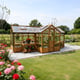 Swallow Cygnet 6x19 Painted Wooden Greenhouse
