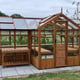 Swallow Cygnet 6x19 Wooden Greenhouse Oiled Finish