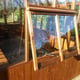 Swallow Eagle Wooden Greenhouse Rear Vent