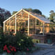 Swallow Falcon 13x18 Greenhouse Thermowood Dwarf Wall