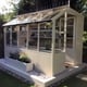 Swallow Jay 6x10 Painted Potting Shed Stone