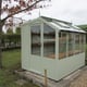 Swallow Jay 6x8 Painted Potting Shed Summer Green
