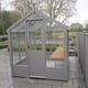 Swallow Kingfisher 6x10 Wooden Greenhouse in Slate Grey