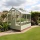 Swallow Kingfisher 6x8 Painted Wooden Greenhouse