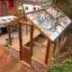 Swallow Kingfisher 6x8 Wooden Dwarf Wall Greenhouse