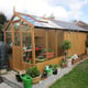Swallow Kingfisher Combi Greenhouse 6x 6 with 8ft Shed Extension