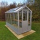 Swallow Lark 4x10 Wooden Greenhouse in Slate