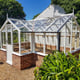 Swallow Mallard 8x15 Greenhouse Painted in White