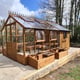 Swallow Raven 8x10 Combi Greenhouse Oiled Finish