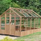 Swallow Raven 8x10 Thermowood Greenhouse
