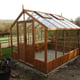 Swallow Raven 8x10 Wooden Greenhouse Unfinished Thermowood