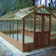 Swallow Raven 8x16 Greenhouse in Thermowood