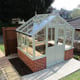 Swallow Raven 8x6 Dwarf Wall Greenhouse Summer Green