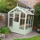 Swallow Robin 5x6 Wooden Greenhouse in Summer Green Paint