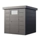 Telluria Classico 2121 Metal Garden Shed - clear product view