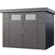 Telluria Classico 2721 Metal Garden Shed - clear product view
