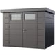 Telluria Classico 2724 Metal Garden Shed - clear product view