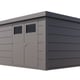 Telluria Classico 3930 Metal Garden Shed - clear product view