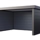 Telluria Singolo 4836 Metal Garden Shed - clear product view