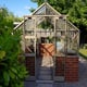 Elite Thyme 6x10 Dwarf Wall Greenhouse in Stone Powder Coating Doors