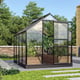 Vitavia 6x4 Black Venus 2500 Greenhouse