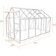 Vitavia Apollo 6x6 3800 greenhouse dimensions diagram
