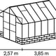 Vitavia Cassandra 8x12 Dwarf Wall Greenhouse Dimensions