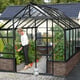 Vitavia Cassandra Black 8x12 Dwarf Wall Greenhouse