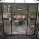 Vitavia Hera 9000 Black Orangery Greenhouse Double Doors