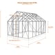 Vitavia Neptune 8x8 6700 greenhouse dimensions diagram