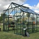 Vitavia Phoenix 8x8 Green Greenhouse with Toughened Glass