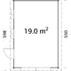 Palmako Rasmus 5.5m x 3.6m Wooden Garage Dimensions