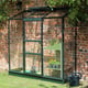 Halls 2x6 Wall Garden Green Lean to Greenhouse with Work Bench