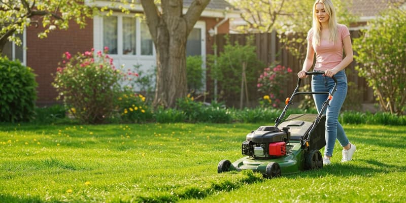 mowing lawn first cut april garden-jobs