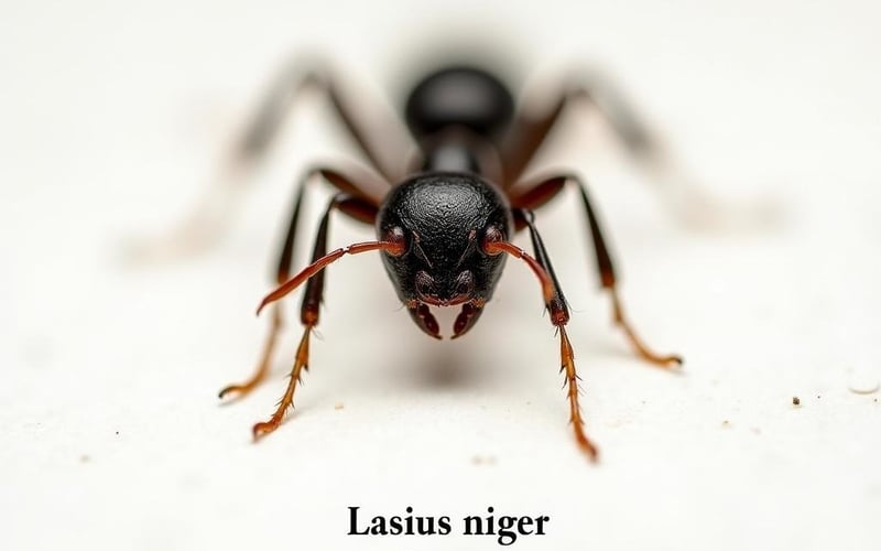 UK garden ant identification chart