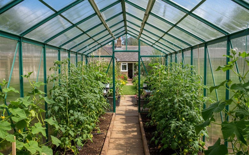 UK greenhouse pest control guide showing natural pest management methods