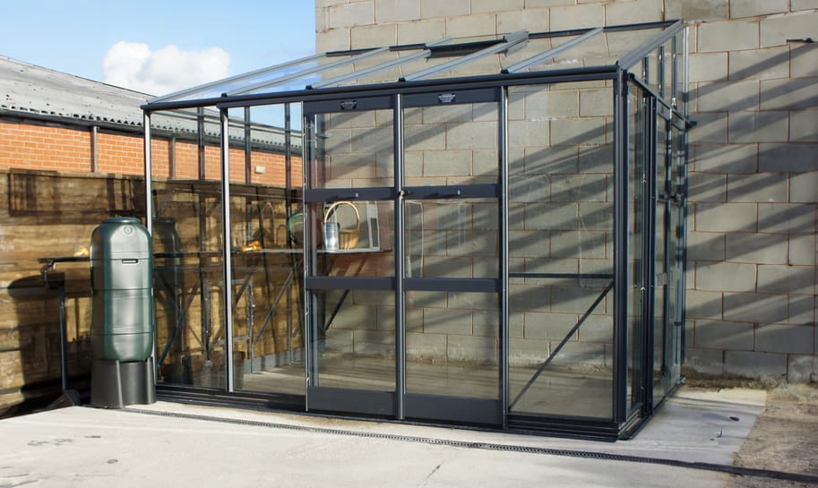 Elite Titan K800 8x16 Lean to Greenhouse Toughened