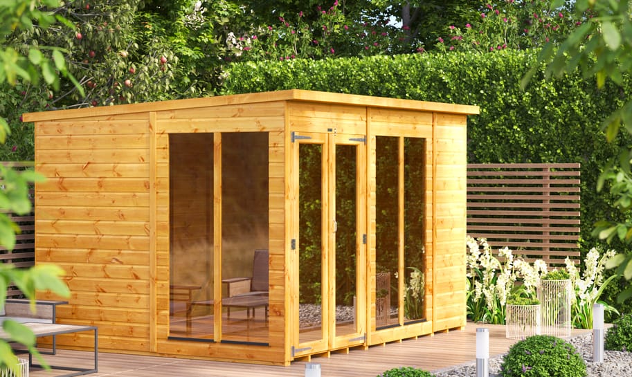 Pent Pent Summerhouse | Greenhouse Stores